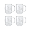 ZWILLING Sorrento 4-Piece Snowflake Coffee Mug Set