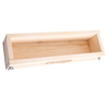 Handcrafted wooden soap loaf mold made of durable pine with adjustable ends for cutting custom soap bars, featured in Health & Wellness and Soaps and Soapmaking collections.