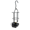 Compact hanging LED light cage with a built-in 7-day programmable timer, compatible with Milwaukee and DeWalt batteries, ideal for Lamps & Lighting and Battery collections.
