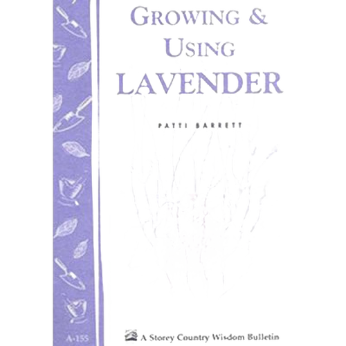 Purple guidebook cover titled Growing and Using Lavender featuring an illustration of lavender stems, part of Toys, Books & Games, Home and Garden How-To Books, and Best Sellers collections.