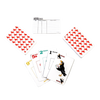 Deluxe card game set featuring hand-illustrated numerical cards with colorful suits and a score sheet, ideal for Toys, Books & Games, Games and Puzzles, Table and Board Games collections.