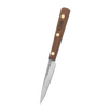 Handcrafted 3-inch spear point paring knife with mirror-polished blade and wooden handle, made in USA, perfect for food prep in Kitchen Knives, Farm, Garden & Tool, and Best Sellers collections.