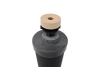 Close-up of a black water filter element with gray top and wooden knob, designed for gravity-fed filtration systems in appliances and water treatment collections.