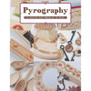Cover of a how-to book featuring handcrafted pyrography projects including decorated wooden spoons, keychains, boxes, and kitchenware with detailed burned floral and nature-inspired designs, ideal for Toys, Books & Games, Home and Garden How-To Books, and Best Sellers collections.