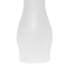 Frosted glass oil lamp chimney with a 2-7/8 inch base and subtle bulge, crafted to enhance light diffusion, perfect for Lamps & Lighting, Parts and Accessories, and Chimneys and Globes collections.