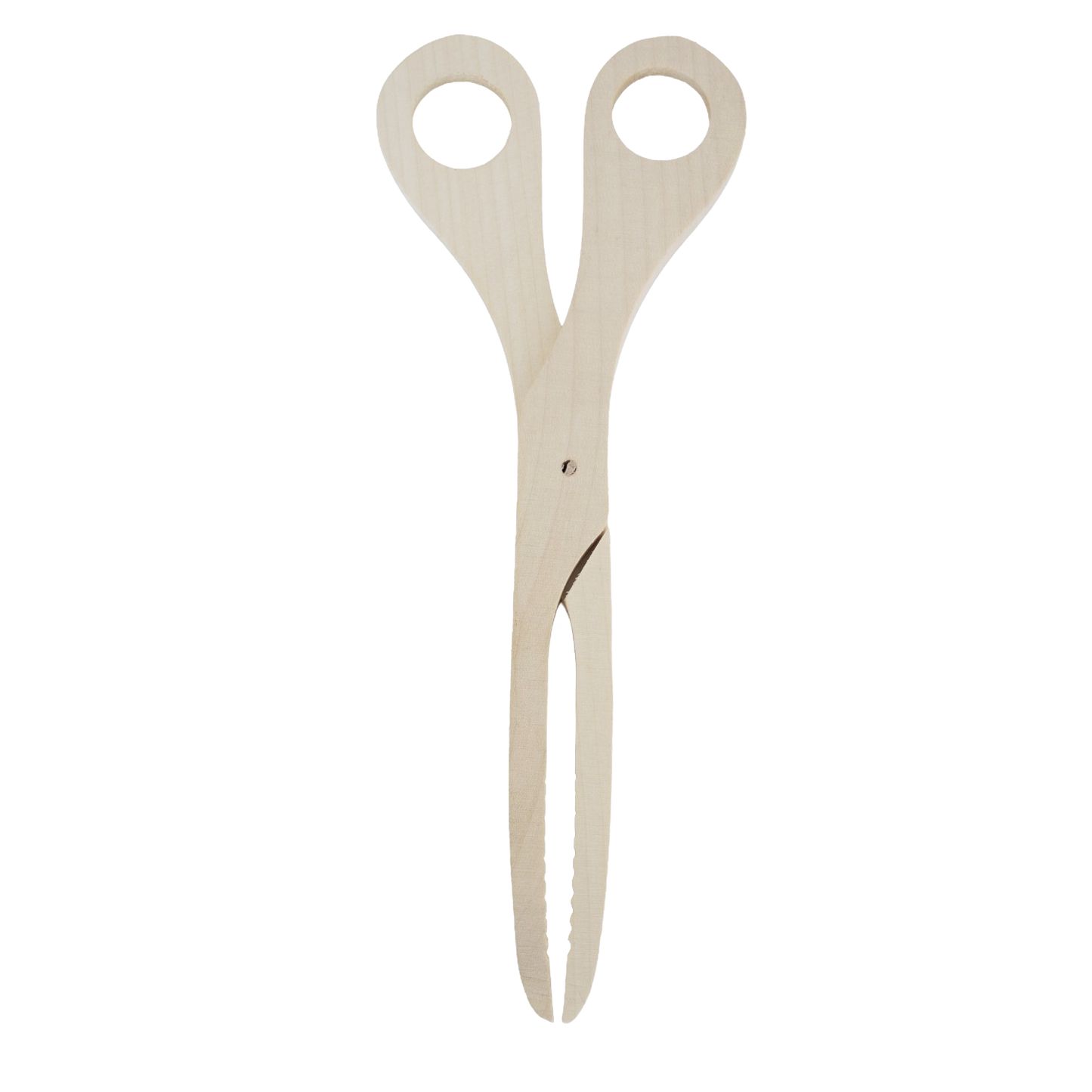 German-Made Maple Scissor Tongs