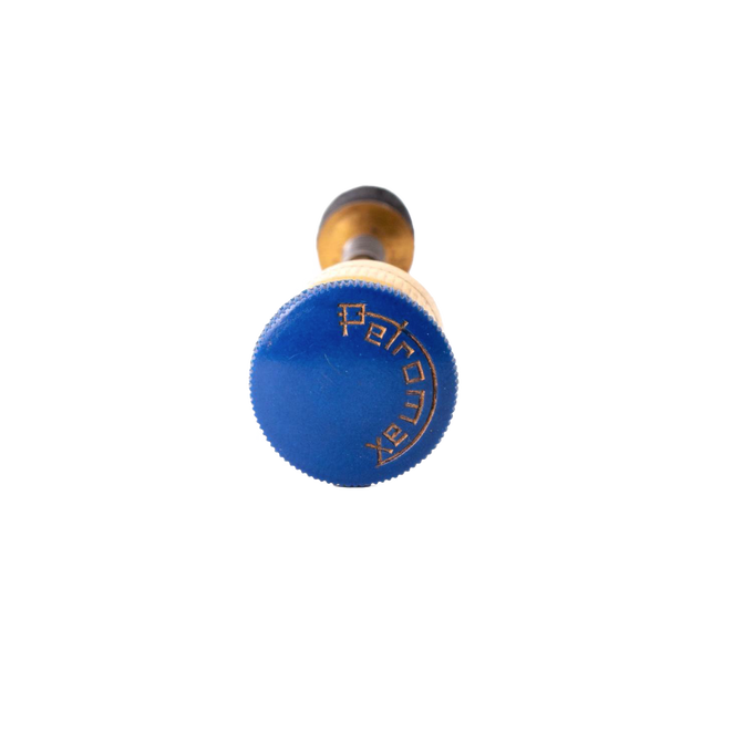 Blue knob pump part with brass shaft designed for Petromax lamps, featured in Lamps & Lighting, Parts and Accessories, Other Parts, and Best Sellers collections.