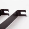 Set of three black steel spring clips designed for mounting 14-inch parchment shades on H175 hanging lamp frames, part of Lamps & Lighting, Parts and Accessories, Shade Rings and Holders collections.