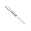 Sleek paring knife with a sharp carbon stainless steel blade and durable cast aluminum handle featuring a non-slip satin finish, ideal for kitchen food prep and best sellers collections.