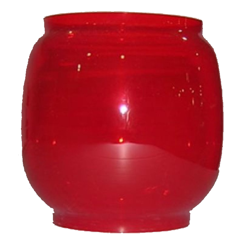 Bright red replacement globe designed for Dietz Lil' Wizard lanterns, ideal for camping, emergency supplies, lamps & lighting, and outdoor use in best sellers and promo collections.