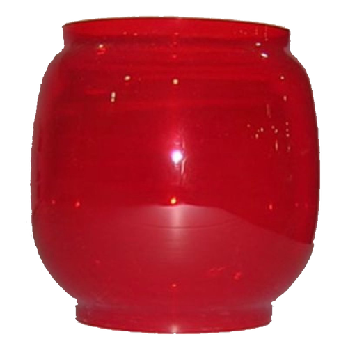 Bright red replacement globe designed for Dietz Lil' Wizard lanterns, ideal for camping, emergency supplies, lamps & lighting, and outdoor use in best sellers and promo collections.