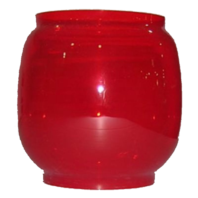 Bright red replacement globe designed for Dietz Lil' Wizard lanterns, ideal for camping, emergency supplies, lamps & lighting, and outdoor use in best sellers and promo collections.