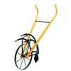 Handcrafted Amish-made steel cultivator with wooden handles and an 18-1/2-inch wheel, designed for efficient soil tilling, featured in Farm, Garden & Tool and USA Made collections.