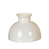 Handcrafted opal glass lamp shade with classic bell shape, designed to fit standard 10" shade rings, ideal for lamps and lighting, parts and accessories collections.