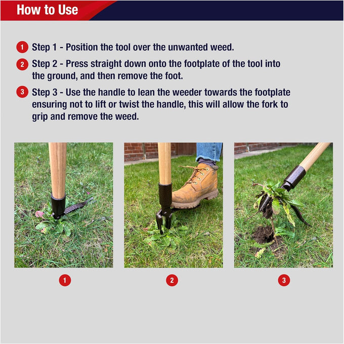 Spear & Jackson Elements Traditional Long-Handle Weeder