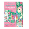 Brightly colored unicorn and fairy-themed glitter and foil art kit featuring multiple shimmer foil sheets and glitter tubes, designed for creative play in Toys, Arts and Crafts, and Children's Toys collections.
