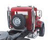 Bruder Toys MACK Granite Truck with Lowboy Trailer & JCB 4CX Backhoe Loader