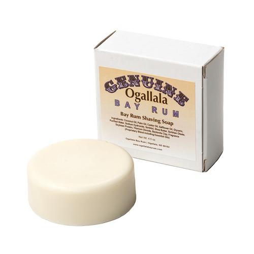 Handcrafted shaving soap bar and box made in USA with bay rum scent, featured in Health & Wellness, Grooming and Personal Hygiene, Soaps and Soapmaking, Shampoo and Conditioner, and Best Sellers collections.
