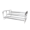 Chromed steel wire 3-tier rack designed for organized storage of cans and bottles in kitchen, bathroom, or office, featured in Kitchen & Food and Storage and Serving collections.
