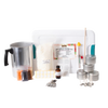Complete candle making set featuring a metal melting pot, soy wax flakes, scented oil, wick stickers, dye chips, wick sustainers, thermometer, stirring stick, and metal tins, ideal for lamps & lighting, candlemaking supplies, and best sellers collections, handcrafted for beginners.