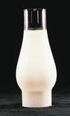 Clear handcrafted glass oil lamp chimney with a 2-5/8 inch base and rounded bulge, part of Lamps & Lighting, Parts and Accessories, Chimneys and Globes, Best Sellers, and Promo Eligible collections.
