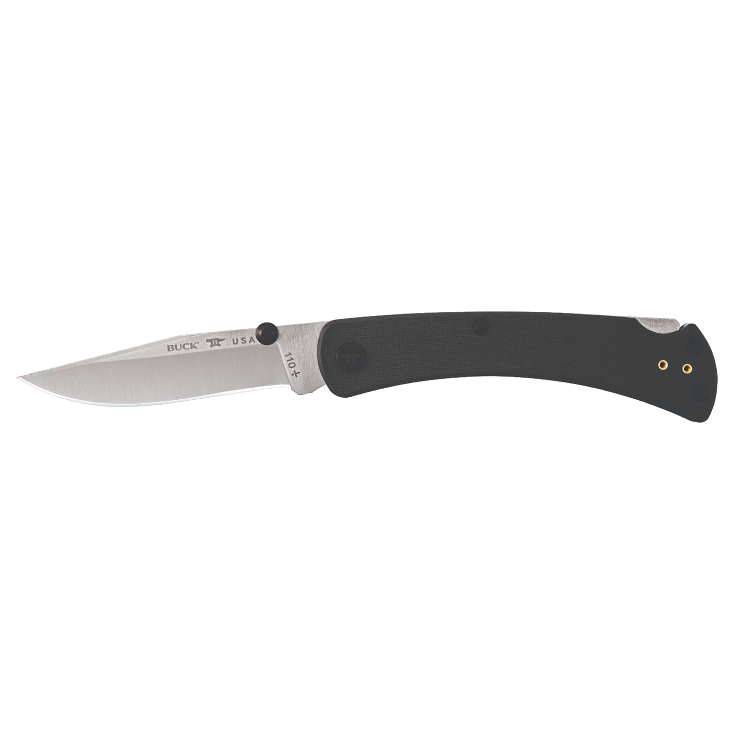 Slim folding knife with a stainless steel blade and lightweight black handle, designed for everyday carry in Farm, Garden & Tool, Hand Tools and Hardware, and USA Made collections.