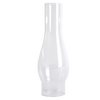 Clear glass oil lamp chimney with a 2-5/8" base designed for round wick lamps, offered in Lamps & Lighting, Parts and Accessories, Chimneys and Globes, Best Sellers, and Promo Eligible collections.