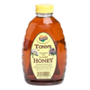 32 oz bottle of pure honey with amber color and yellow cap, featuring a label highlighting U.S. Grade A clover honey made in USA, ideal for Kitchen & Food and Pantry collections.