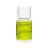 Small white plastic bottle with a bright yellow label describing natural ingredients and usage directions for handcrafted tooth whitener powder, featured in Health & Wellness and Grooming collections.