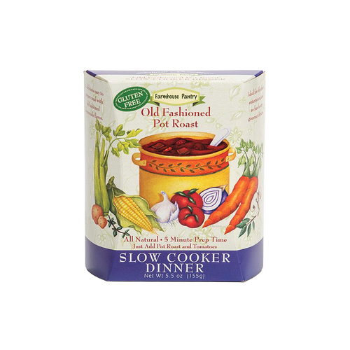 Farmhouse Pantry gluten-free slow cooker dinner mix for Old Fashioned Pot Roast with all-natural ingredients, low prep time, made in USA, ideal for Kitchen & Food and Dry Goods collections.