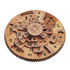 Handcrafted wooden brainteaser puzzle featuring rotating numbered gears, designed for advanced puzzlers and included in Toys, Children's Toys, Games and Puzzles, and Best Sellers collections.