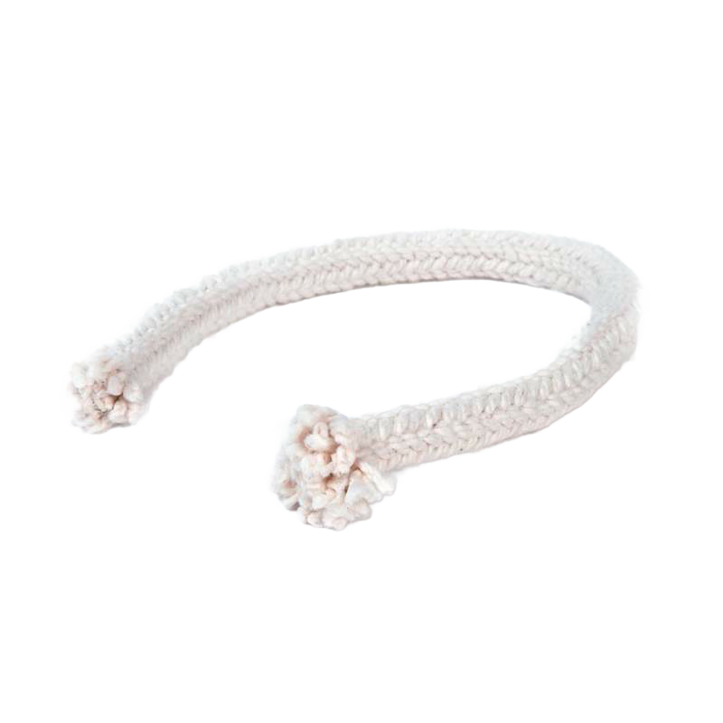 Hand-braided 3/4-inch round cotton wick made for lamps and lighting, suitable for replacement in parts and accessories, featured in wicks and mantles and best seller collections.