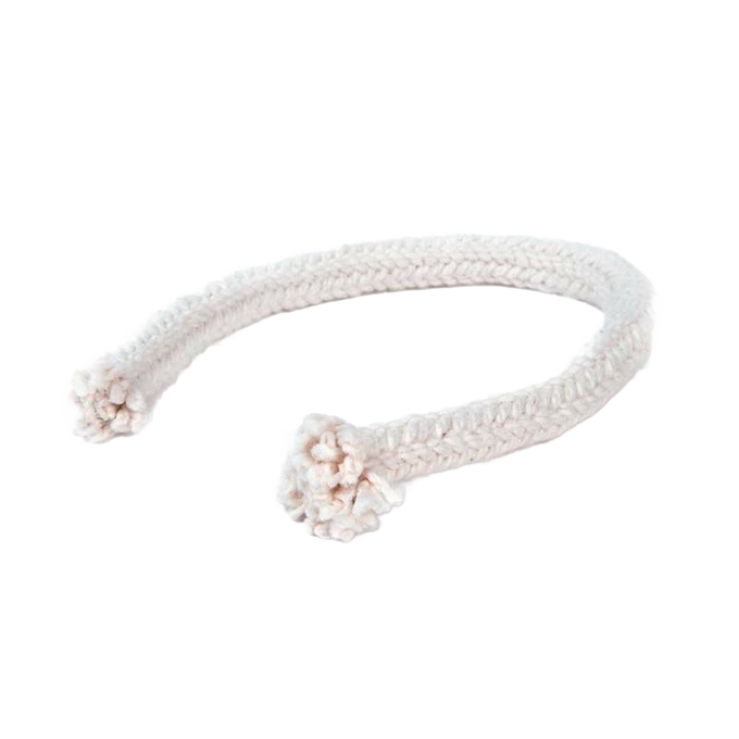 Hand-braided 3/4-inch round cotton wick made for lamps and lighting, suitable for replacement in parts and accessories, featured in wicks and mantles and best seller collections.