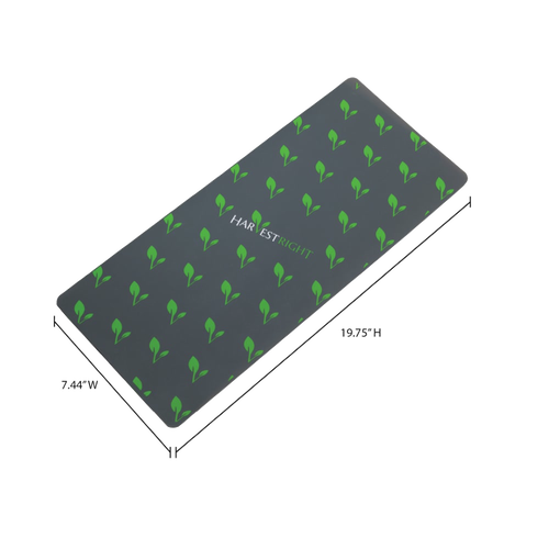 Reusable heat-resistant silicone mat designed for easy cleanup during freeze drying, featuring a dark surface with green sprout pattern, part of Kitchen & Food, Food Preservation, Drying, Best Sellers, and Promo Eligible collections.