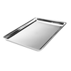 Stainless steel baking pan with a smooth, polished surface, designed for versatile use in Kitchen & Food, Cookware, Baking Supplies, Pots and Pans, Best Sellers, and Promo Eligible collections.