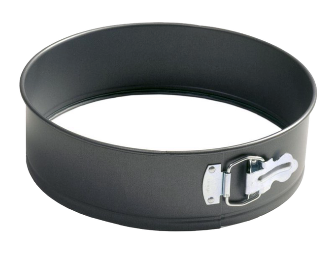 Non-stick coated springform pan with tempered glass bottom and secure latch, designed for easy cake release and baking in Kitchen & Food, Cookware, Baking Supplies, Best Sellers, Promo Eligible collections.