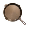 Handmade USA-made 10-1/2" cast iron skillet with smooth surface and lightweight design, perfect for Farm, Garden & Tool, Kitchen & Food, Camping, Cookware, and Cast Iron collections.