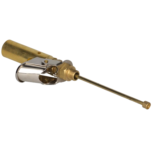 Handcrafted brass and polished metal rapid preheater component for pressure lamps, designed to fit specific models; featured in Lamps & Lighting, Parts and Accessories, Other Parts, Best Sellers, and Promo Eligible collections.