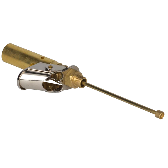 Handcrafted brass and polished metal rapid preheater component for pressure lamps, designed to fit specific models; featured in Lamps & Lighting, Parts and Accessories, Other Parts, Best Sellers, and Promo Eligible collections.