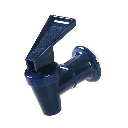 Replacement durable dark blue plastic spigot with lever handle, handcrafted in USA, compatible with Kitchen & Food, Storage and Serving, and Best Sellers collections.