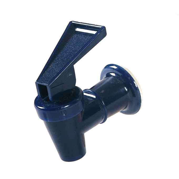 Replacement durable dark blue plastic spigot with lever handle, handcrafted in USA, compatible with Kitchen & Food, Storage and Serving, and Best Sellers collections.