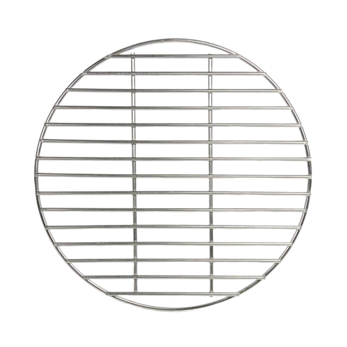 Round metal charcoal grate with parallel bars designed for stable fuel placement, suitable for outdoor use and camping, featured in Farm, Garden & Tool and Best Sellers collections.