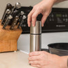 Brushed stainless steel non-aerosol mister with 8 oz capacity and removable pump, ideal for Kitchen & Food, Cookware, Baking Supplies, Kitchen Gadgets, and Best Sellers collections.