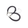 Handcrafted mild steel horseshoes connected by metal rings in a challenging, unique mind puzzle, featured in Toys, Books & Games, USA Made, and Best Sellers collections.