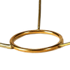 Circular brass shade holder with tripod support arms, designed for lamp shades, featured in Lamps & Lighting, Parts and Accessories, Shade Rings and Holders, Best Sellers, and Promo Eligible collections.