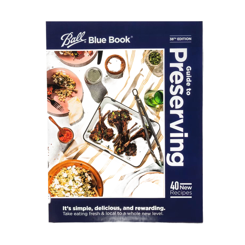 Hardcover cookbook featuring food preservation and canning recipes, highlighting fresh and local ingredients with 40 new recipes, part of USA Made and Best Sellers collections.