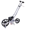Handcrafted versatile garden seeder with sturdy metal frame and large spoked wheels, designed for precise planting in farm, garden & tool, seeds and planting, USA Made, and best sellers collections.