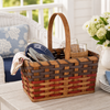 Handwoven Flag Basket - Amish Made