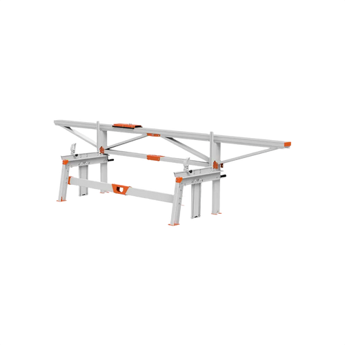 Sturdy steel frame sawmill stand designed to support large logs during cutting, featuring orange accents, part of Farm, Garden & Tool, Wood Cutting and Hauling, and Best Sellers collections.