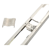 Close-up of stainless steel corn cutter blade and frame, designed for efficient kernel removal, suitable for Kitchen & Food, Food Prep, Choppers and Cutters, and Best Sellers collections.